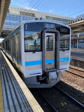八戸駅から本八戸駅の乗車記録(乗りつぶし)写真