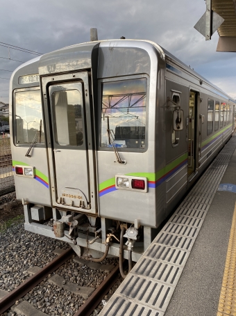 神辺駅から井原駅の乗車記録(乗りつぶし)写真