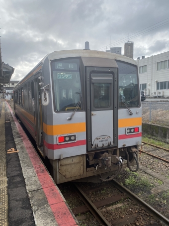 智頭駅から津山駅の乗車記録(乗りつぶし)写真