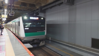 新宿駅から羽沢横浜国大駅の乗車記録(乗りつぶし)写真