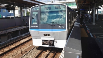 西谷駅から横浜駅の乗車記録(乗りつぶし)写真