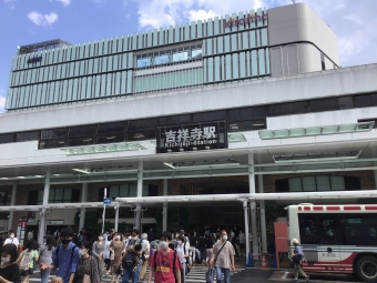 国分寺駅から吉祥寺駅の乗車記録(乗りつぶし)写真