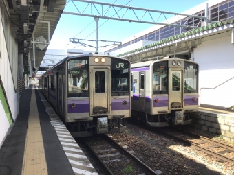 盛岡駅から花巻駅の乗車記録(乗りつぶし)写真