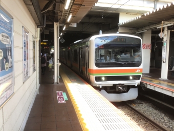 川越駅から高麗川駅の乗車記録(乗りつぶし)写真