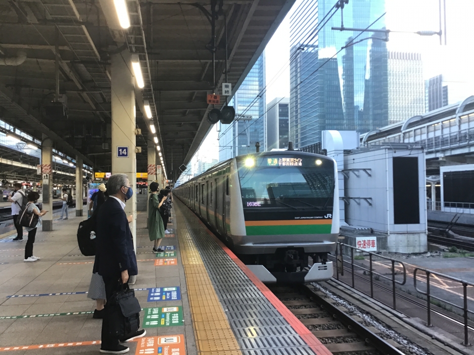 鉄道乗車記録「東京駅から赤羽駅」乗車した列車(外観)の写真(1) by もふもふ 撮影日時:2021年07月10日