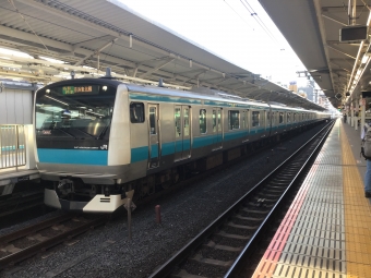 蕨駅から浦和駅の乗車記録(乗りつぶし)写真