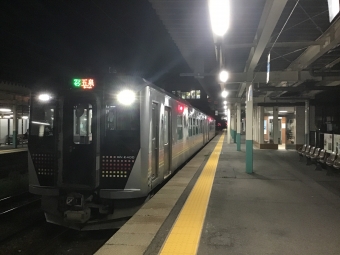 喜多方駅から新津駅の乗車記録(乗りつぶし)写真