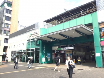 中野駅から阿佐ケ谷駅の乗車記録(乗りつぶし)写真