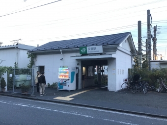 浅野駅から安善駅の乗車記録(乗りつぶし)写真