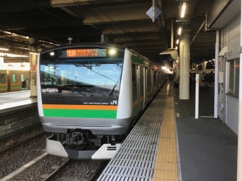 浦和駅から宇都宮駅の乗車記録(乗りつぶし)写真