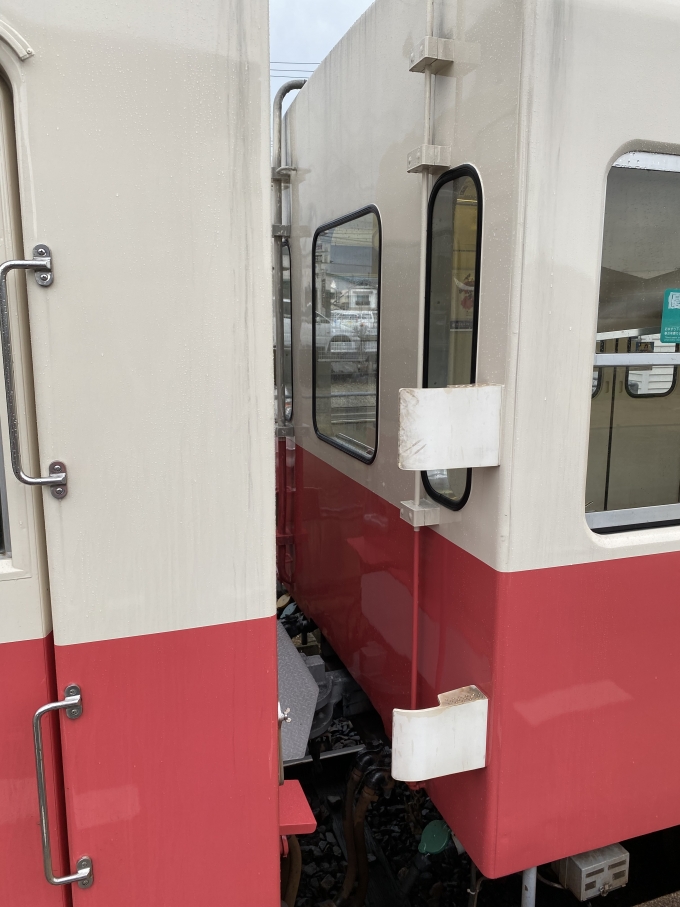 鉄道乗車記録の写真:乗車した列車(外観)(2)     「非貫通連結面」