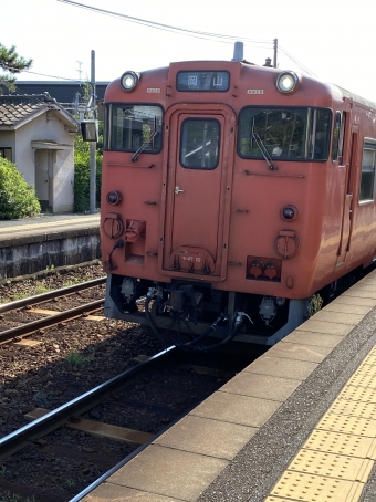 吉備津駅から岡山駅の乗車記録(乗りつぶし)写真
