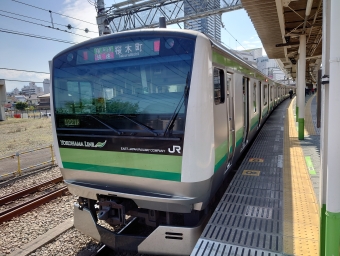 八王子駅から桜木町駅の乗車記録(乗りつぶし)写真