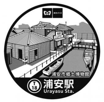 行徳駅から浦安駅の乗車記録(乗りつぶし)写真