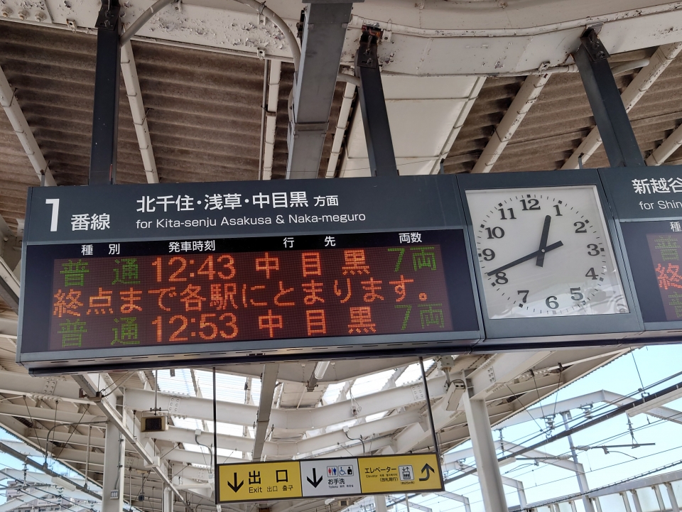 鉄道乗車記録「新田駅から草加駅」の写真(2) by TakeSuzu 撮影日時:2022年05月24日