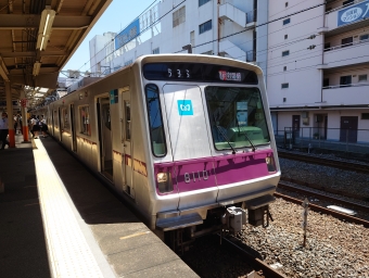 西新井駅から春日部駅の乗車記録(乗りつぶし)写真