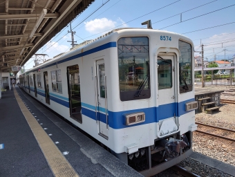 赤城駅から東小泉駅の乗車記録(乗りつぶし)写真