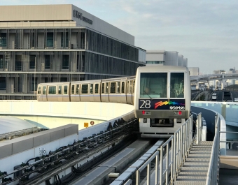 豊洲駅から市場前駅の乗車記録(乗りつぶし)写真