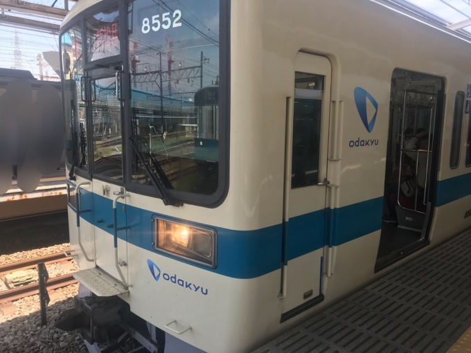 鉄道乗車記録の写真:乗車した列車(外観)(1)          「海老名駅に到着した乗車列車。」