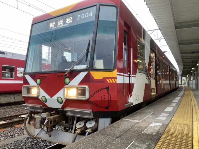 鉄道乗車記録の写真:乗車した列車(外観)(1)        「西鹿島駅で出発待機中の乗車列車。」