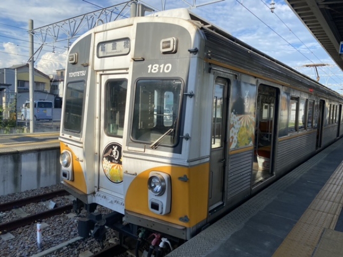 鉄道乗車記録の写真:乗車した列車(外観)(1)        「三河田原駅で出発待機中の乗車列車。」