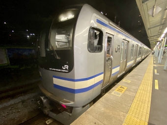 横須賀駅から横浜駅の乗車記録(乗りつぶし)写真
