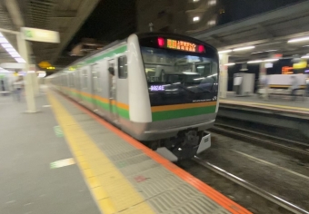大船駅から戸塚駅の乗車記録(乗りつぶし)写真