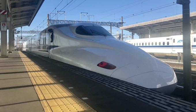 鉄道乗車記録の写真:乗車した列車(外観)(1)          「掛川駅降車後に撮影した乗車編成」