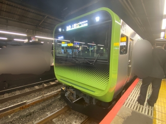 品川駅から新宿駅の乗車記録(乗りつぶし)写真