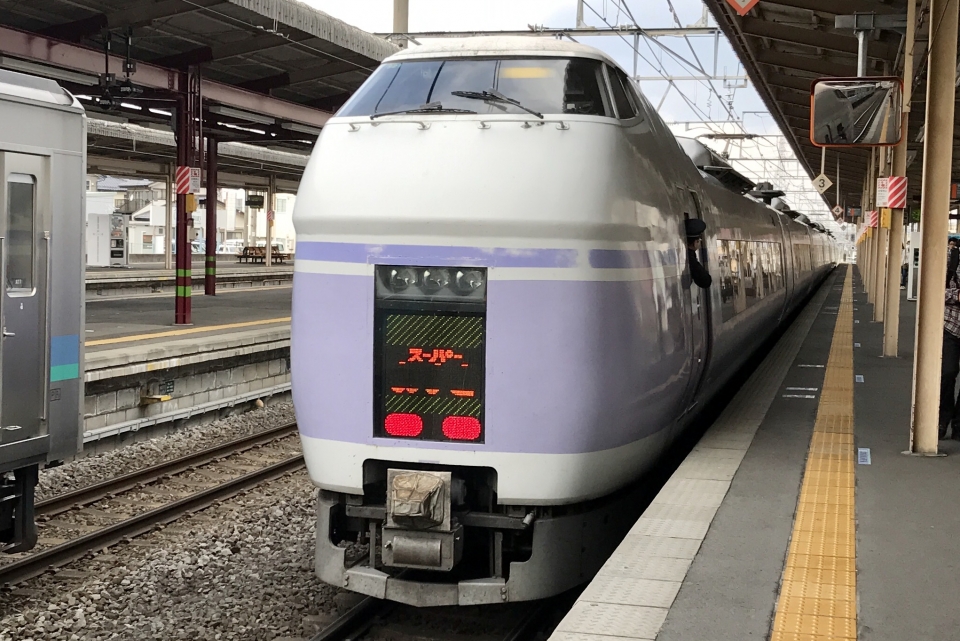 鉄レコ写真 1 乗車した列車 外観 乗車記録 乗りつぶし 立川駅から南松本駅 スーパーあずさ 17年04月15日 By りんたろうさん レイルラボ Raillab