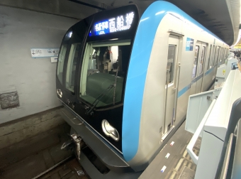 飯田橋駅から日本橋駅の乗車記録(乗りつぶし)写真