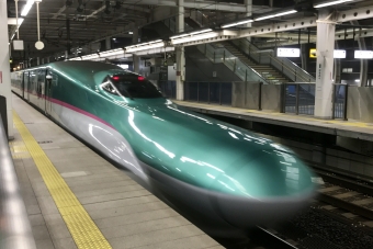 仙台駅から八戸駅(はやぶさ)の乗車記録(乗りつぶし)写真