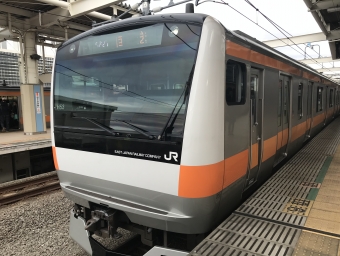 武蔵境駅から武蔵小金井駅の乗車記録(乗りつぶし)写真