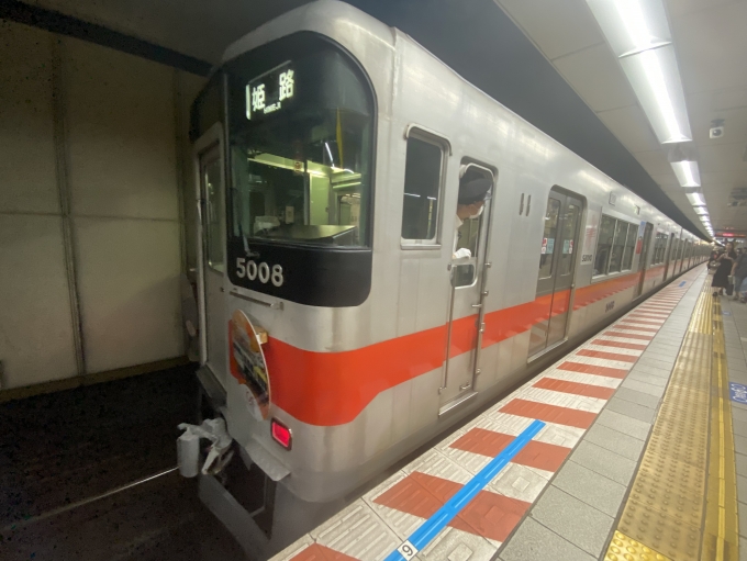 鉄道乗車記録の写真:乗車した列車(外観)(1)        「元町駅に到着した乗車列車。」