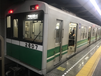 大阪港駅から弁天町駅の乗車記録(乗りつぶし)写真