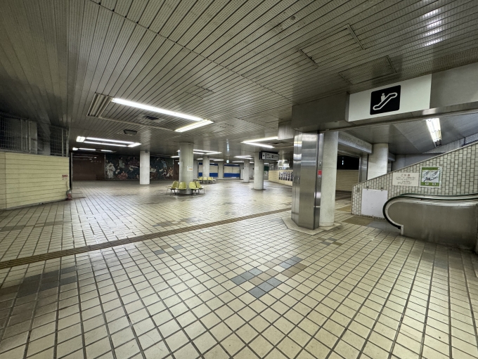 鉄道乗車記録の写真:駅舎・駅施設、様子(3)        「東成田駅構内(改札外)の様子。」