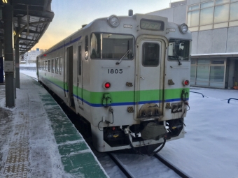 函館駅から木古内駅 (江差線)の乗車記録(乗りつぶし)写真