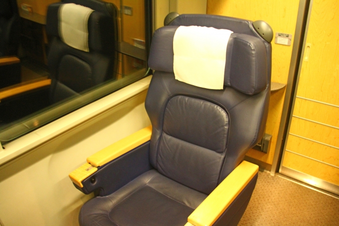 鉄道乗車記録の写真:車内設備、様子(3)        「利用した1号車9A座席。」