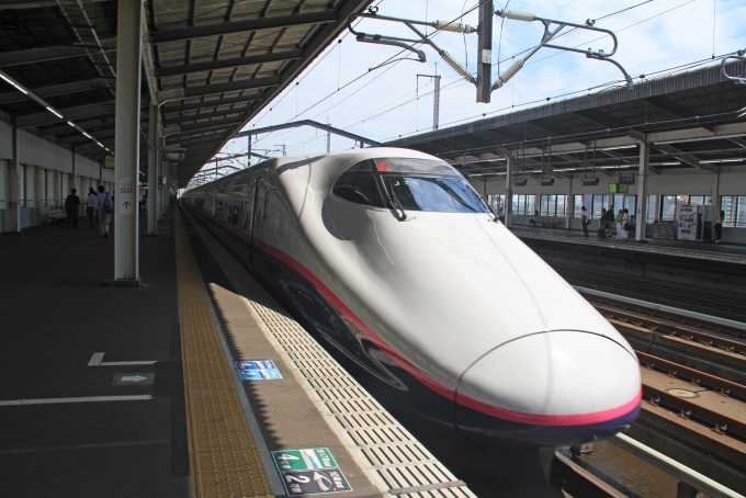 鉄道乗車記録の写真:乗車した列車(外観)(1)          「宇都宮駅降車時に撮影した乗車編成(J74)」