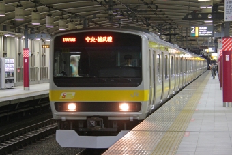 武蔵境駅から武蔵小金井駅の乗車記録(乗りつぶし)写真