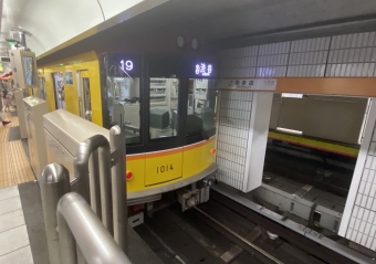 表参道駅から渋谷駅の乗車記録(乗りつぶし)写真