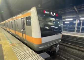 中野駅から武蔵境駅の乗車記録(乗りつぶし)写真