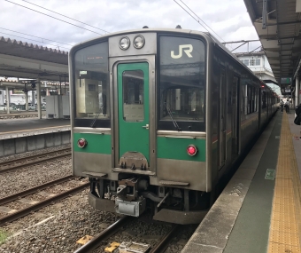 仙台駅から福島駅(仙台シティラビット)の乗車記録(乗りつぶし)写真