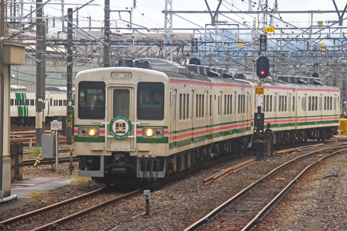 鉄道乗車記録の写真:乗車した列車(外観)(1)          「高崎駅に入線する乗車車両。」