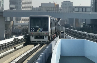 新橋駅から市場前駅の乗車記録(乗りつぶし)写真
