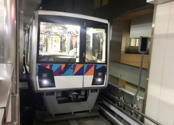 鳥浜駅から新杉田駅の乗車記録(乗りつぶし)写真