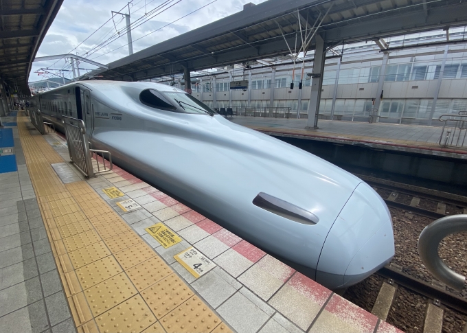 鉄道乗車記録の写真:乗車した列車(外観)(1)        「小倉駅に到着した乗車列車。」