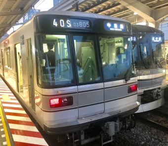 六本木駅から中目黒駅の乗車記録(乗りつぶし)写真