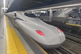 新大阪駅から品川駅の乗車記録(乗りつぶし)写真