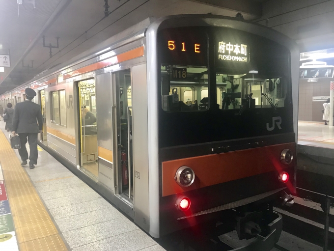 鉄道乗車記録の写真:乗車した列車(外観)(4)        「東京駅到着後の乗車編成。」